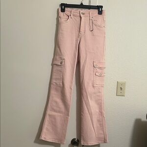 Zara Kids Pink Cargo Jeans